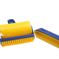 Reusable Sticky Lint Roller with Brush